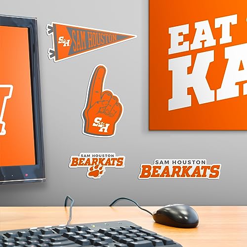Image of Sam Houston State University 10ct Vinyl Large Deluxe Stickers Variety Pack - Laptop, Water Bottle, Scrapbooking, Tablet, Skateboard, Indoor /Outdoor - Set of 10