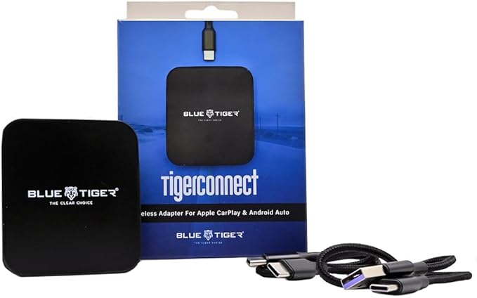 Blue Tiger TigerConnect Adaptador Inalámbrico Apple CarPlay y Android Auto miniatura 2