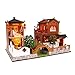 Generp-at Generp Kit Cottage Cottage Bricolage, Maison De Noël En Bois, Modèle Avec Lampe À LED Artisanat DIY - Ensemble De Maison De Poupée À Peindre - Pour Enfants Et Filles - Rénover Le judicious