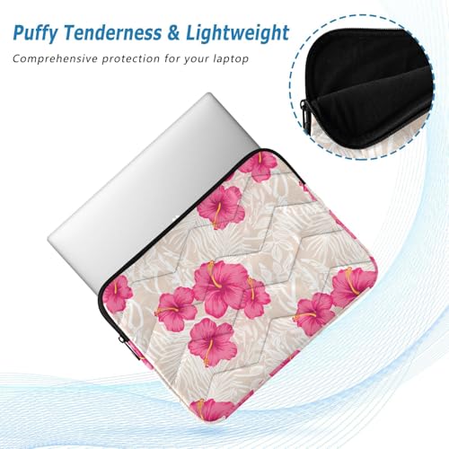 Funda para laptop Hibiscus de 13-14 pulgadas, resistente y ligera miniatura 4
