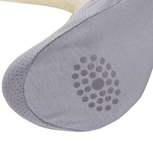 Joulli Mens No Show Socks Non-Slip Grips Casual Low Cut Boat Sock 6 Pack3