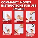 Command Large Utility Hook, Pack of 1 Hook and 2 Adhesive Strips, White - Damage Free Hanging - Holds up to 2.2kg - Image 10