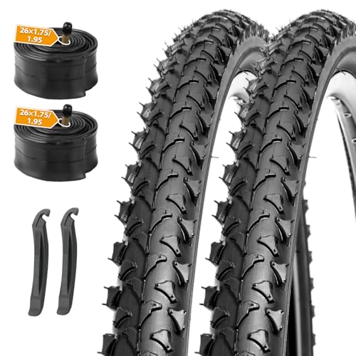 MOHEGIA Mountain Bike Tires Set: 2-Pack 26x...