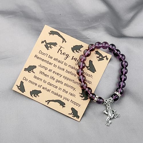 Frog Bracelet Froggy Bangle Frog Lover Gift Inspirational Frog Gift for Animal lover4