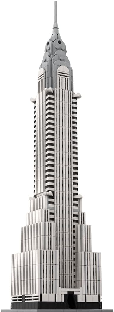 Architecture NYC World Landmark Building Set, 1:800 Modular House Manhattan Skyscraper Buildings, Creative City Street View Bricks Gift Home Office Decor for Adults- 1207 Pieces