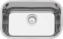 Cuba de Embutir Tramontina Lavínia 47 BL em Aço Inox Polido 47x30 cm