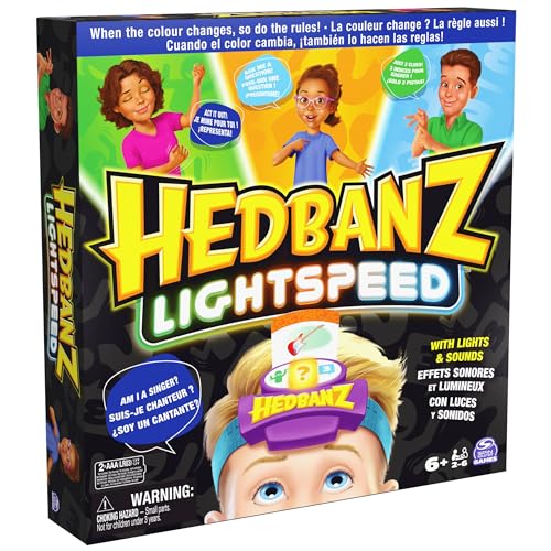Jeu De Fête Familiale Hedbanz Qui Suis Je Édition Lightspeed - vue 6