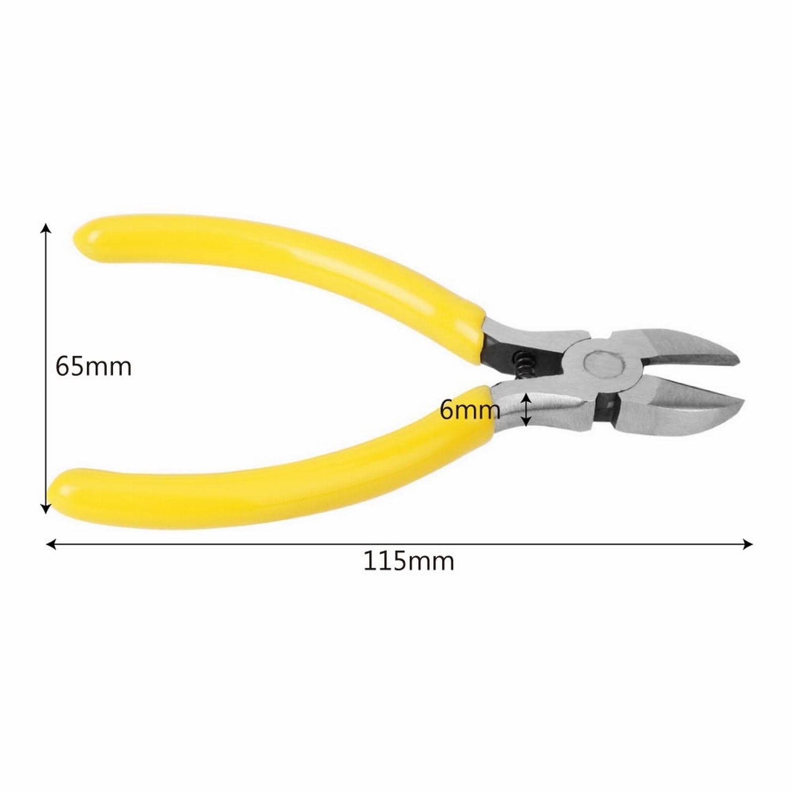 JINGYAN Alicates universales 11.5cm Garden Electrical Repair Tool Wire Cutter Pliers Electrican Work Diagonal Electricity Cable Cutting