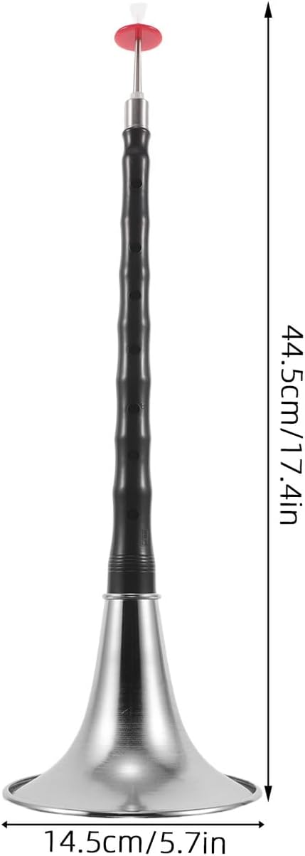 BESTonZON D-key Suona Traditional Chinese Woodwind Instrument for Beginners, Resin Abs Material with Silver-plated Bell, High Strength Corrosion-resistant Folk Musical Instrument