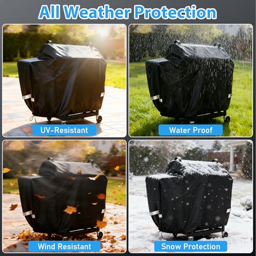 Image of Utheer Grill Cover for Rec teq RT-590, Deck Boss 590 /800 /900 & RT-700
