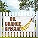 Vinyl Banner Multiple Sizes Oil Change Special Advertising Printing C Business Outdoor Weatherproof Industrial Yard Signs White 4 Grommets 24x36Inches