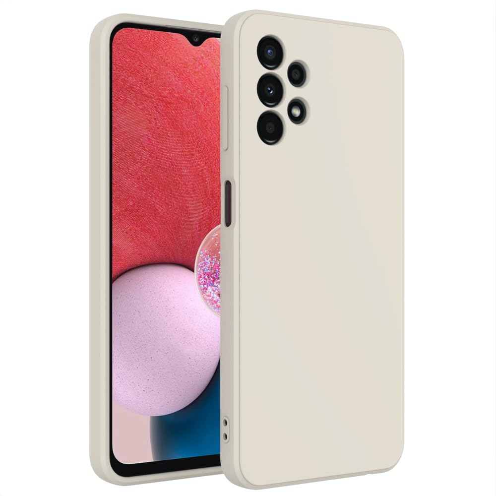 for Samsung Galaxy A13 4G Case White, Scratch Resistant with Soft Touch, Slim Thin Phone Cover for Samsung Galaxy A13 4G