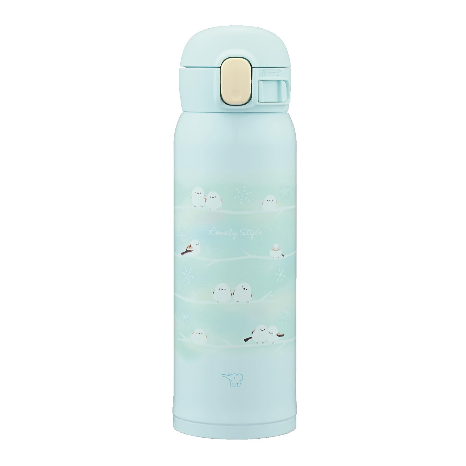 Zojirushi Mahobin Seamless Water Bottle 16.2 fl oz (480 ml) Shimaenaga Green SM-