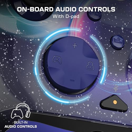 Image of Turtle Beach Rematch Advanced Wired Gaming Controller for Xbox & PC | Xbox Series X|S, Xbox One, PC, 2 Remappable Buttons, Hall-Effect Triggers, Audio Controls, Image Shifting Design, Dark Cosmos