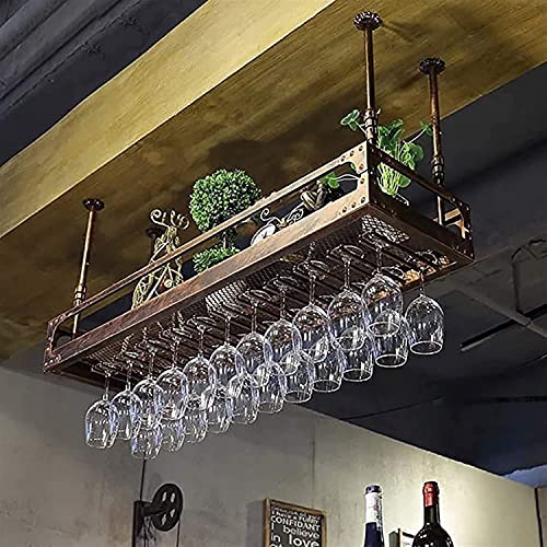 Porte-bouteille de vin de plafond pour libérer l'espace bar - 7
