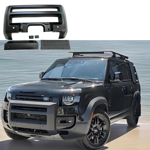 KUTAFUWO Front Bumper Guard Compatible with 2020 2021 2022 2023 2024 2025 2026 Land Rover Defender 90 110 130 Guard Bull Bar W/Winch Plate Mount.