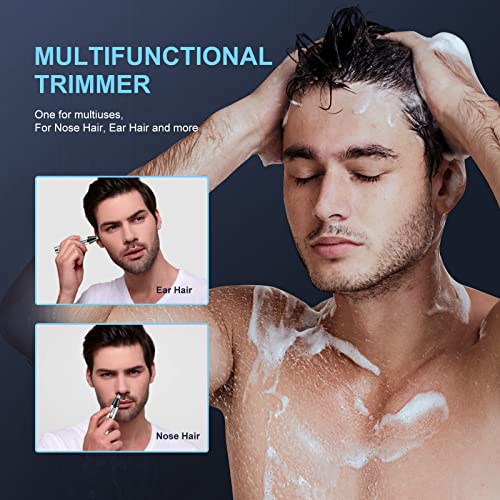 Ginity Nose Hair Trimmer For Men Women, 2023 Painless Usb Rechargeable Ear Nose Hair Trimmer Clipper, Professional Ipx7 Waterproof Dual Edge Blades Nasal Trimmer Nose Clippers For Easy Cleansing #TOP1