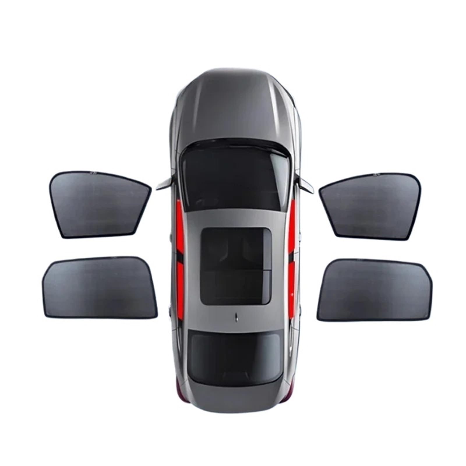 Parasole de Auto per Hyundai per Palisade LX2 2018-2023 | Visiere parasole magnetiche per isolamento termico(4 piece Front Rear)