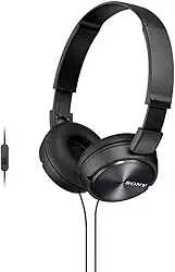 Sony MDR-ZX310 - Fone de Ouvido com Microfone, Preto