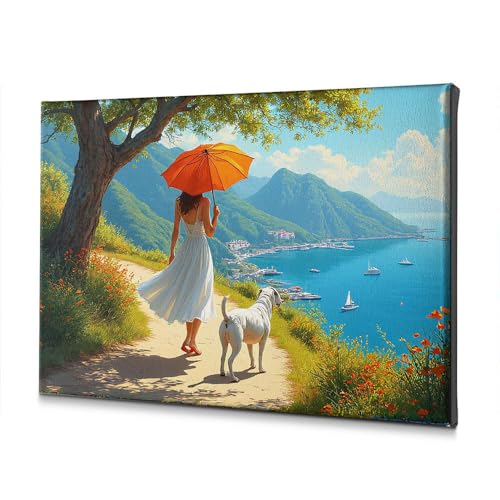 Toile decorative de salon mer et soleil pour une ambiance de vacances a la maison