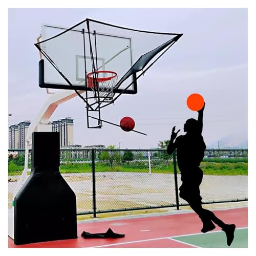 Filet de retour de basket-ball suspendu goulotte 180 pour entraînement jardin