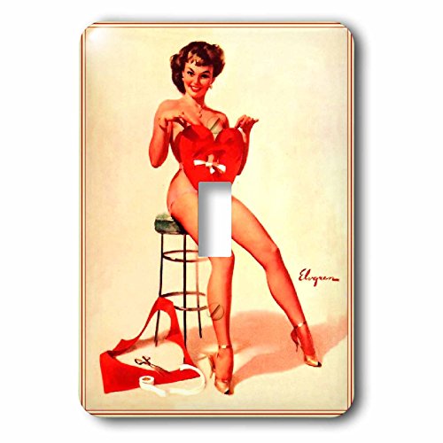 Tableau pinup rétro Florene illustration de collection pour intérieur chic - 3