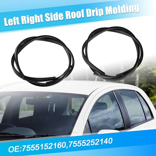 QUARKZMAN 2 Stück Auto Dach Tropfdichtung für Toyota Yaris Limousine 2007-2011