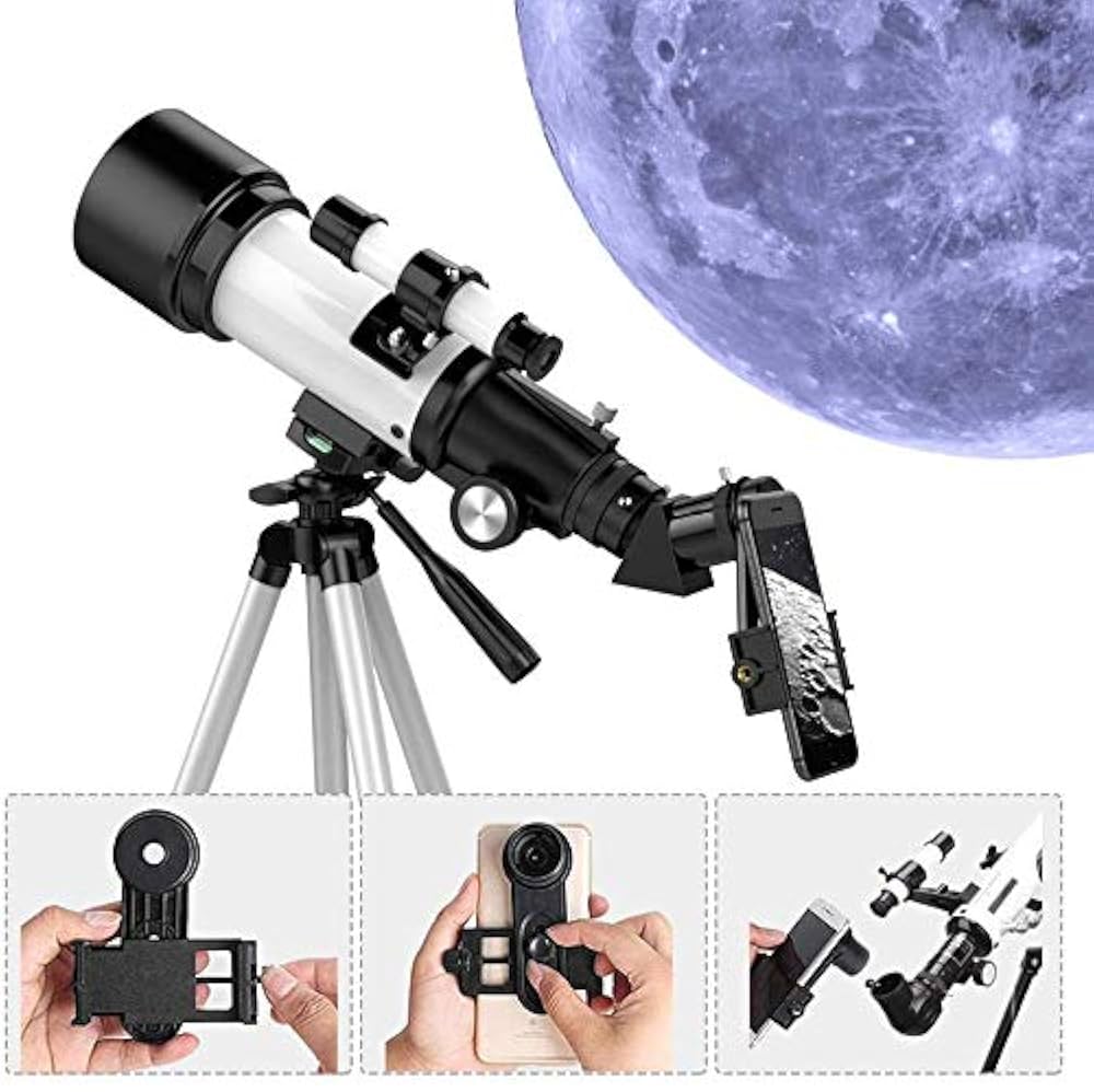 天体望遠鏡 子供 初心者 70mm大口径 焦点距離400mm 天体望遠鏡セット 楽天市場】天体望遠鏡 望遠鏡 子供用に最適 初心者に向け本気で