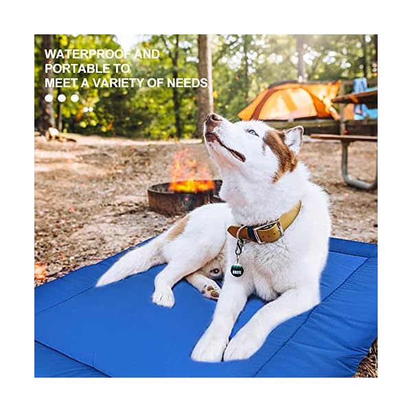 Foldable Travel Dog Mat with Buckle Handle