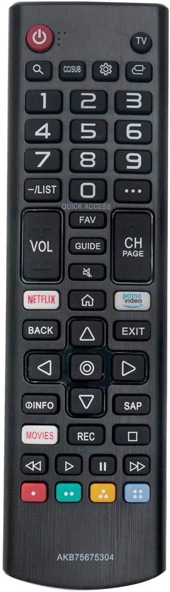 Replacement TV Remote Control AKB75675304 for LG Smart TV 55UM69 32LM570BPUA 32LM620BPUA 43LM5700PUA 43UM7300PUA 43LM6300PUB 32LM5620BPUA 55UM6900PUA 49UM7100PUA