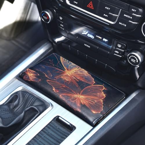 Organizador para auto de cuero miniatura 5