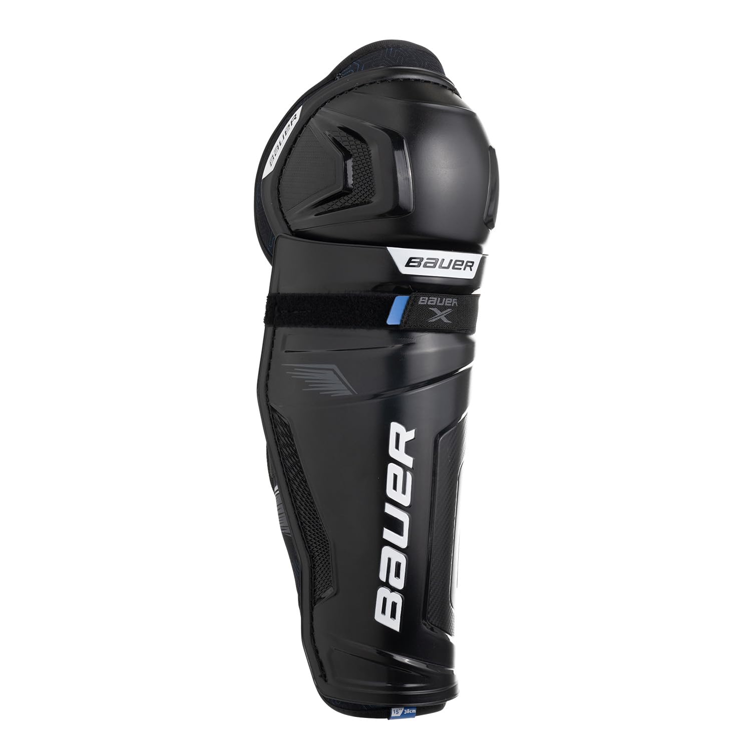 Bauer X II 2.0 - Espinilleras para hockey sobre hielo (15")