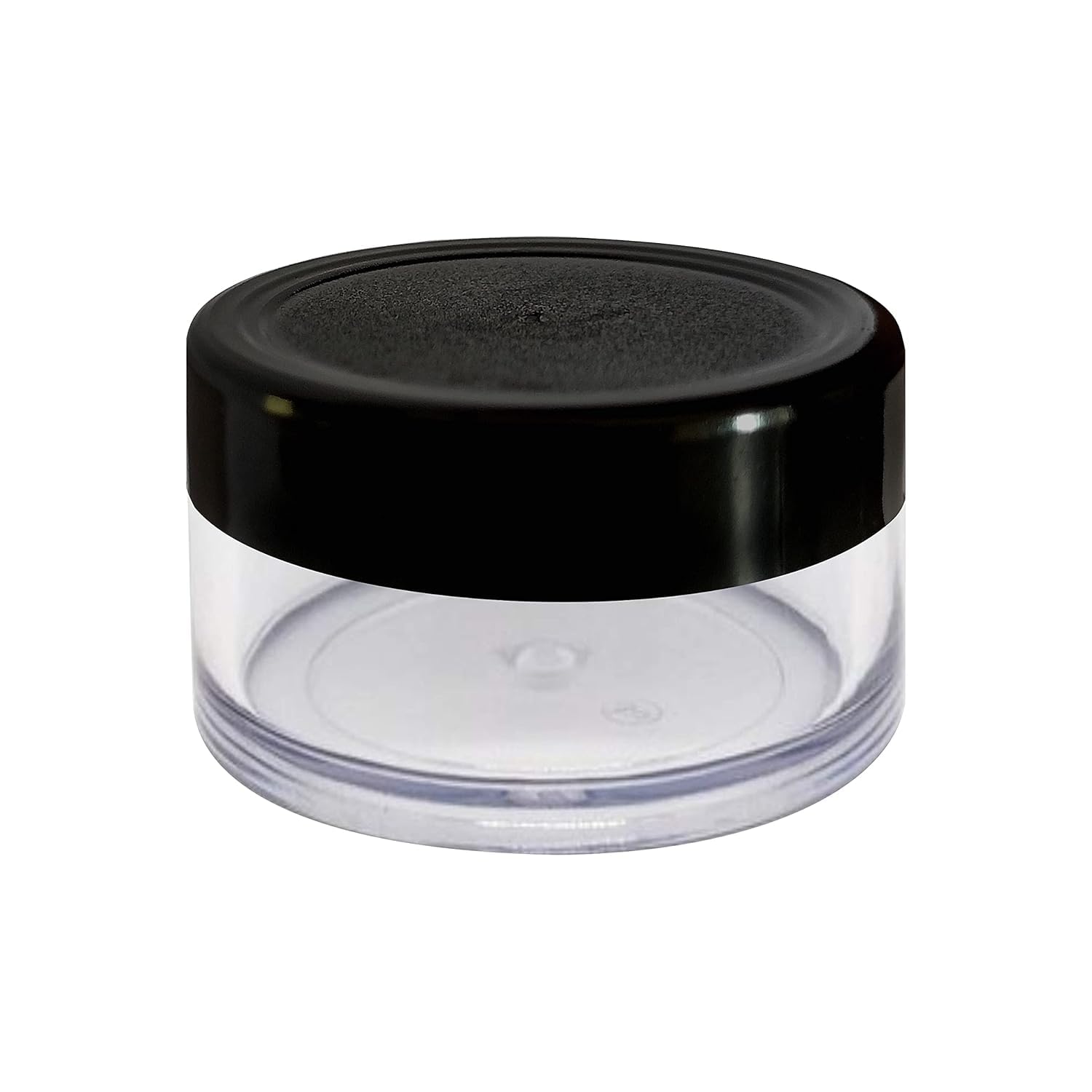 SHREE MAHA 25gm empty acyralic container (black cap)(Pack of 4) Acrylic Shan Jar with Black Lid, for Creams/DIY Skin Care,Gels & Lip Balms Multi Purpose-image-26