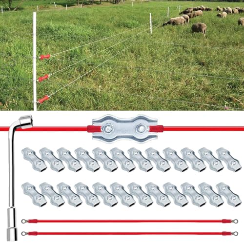 Jonction de câbles électriques sans perte de tension pour clôtures d'élevage - 4