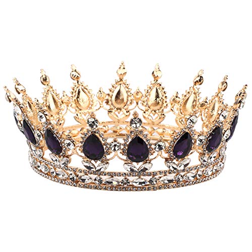 de Reina Enjoyada, Coronas de Boda Clásicas, Tiaras Brillantes Y Nobles para Navidad, Valentín, Novia, Dama de Honor, Fiesta de Cumpleaños Cover