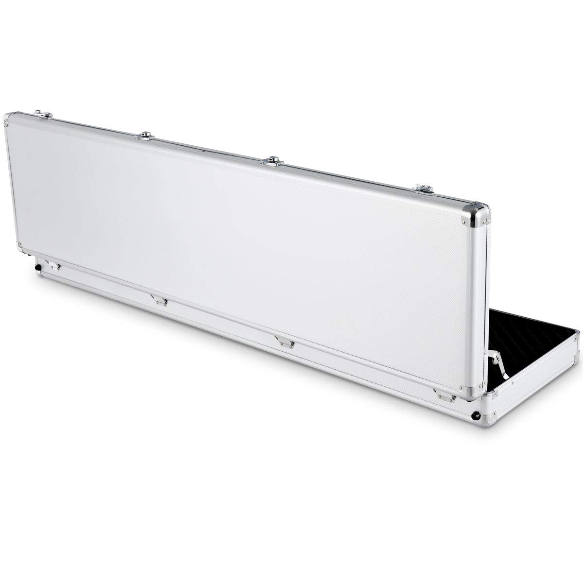 COSTWAY Maletín para Pistola de Aluminio con Mango Bloqueo de Contraseña Llave 134x35x12cm Pistola Caja