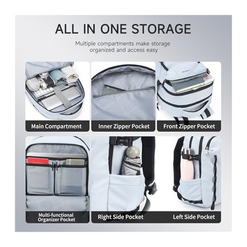 Backpack New Large Capacity Backpack Female Male Bags 14-15.6inch Travel Backpack Large Capacity(Black)3