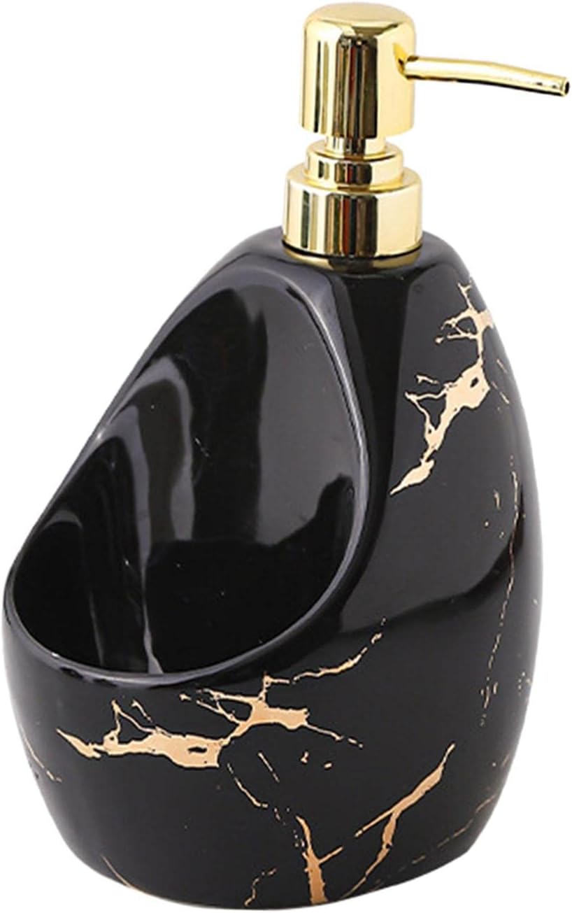 Soap Dispenser with Sponge Holder 2 in 1 Look for Kids, Black