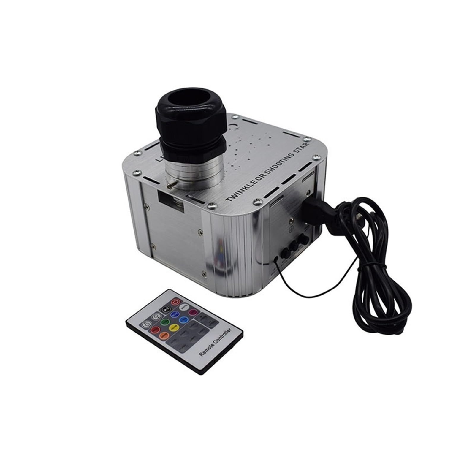 Motor ligero del alto brillo 27W RGB LED con la luz equipo techo de estrella cable fribra óptica PMMA,Durable(IN DOOR,Only LED light)