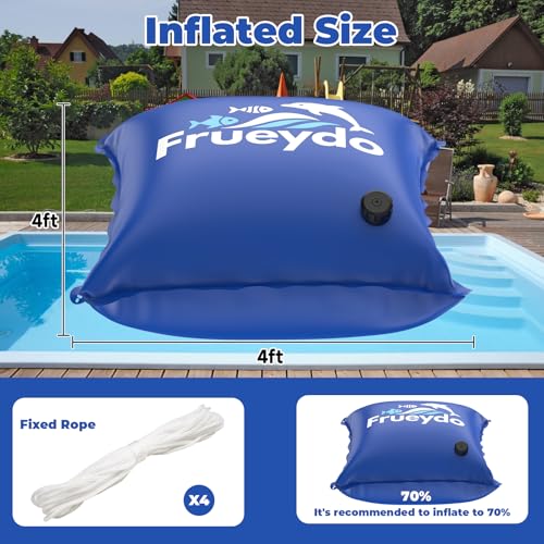 Almohadilla inflable para piscina 4x4 pies miniatura 2