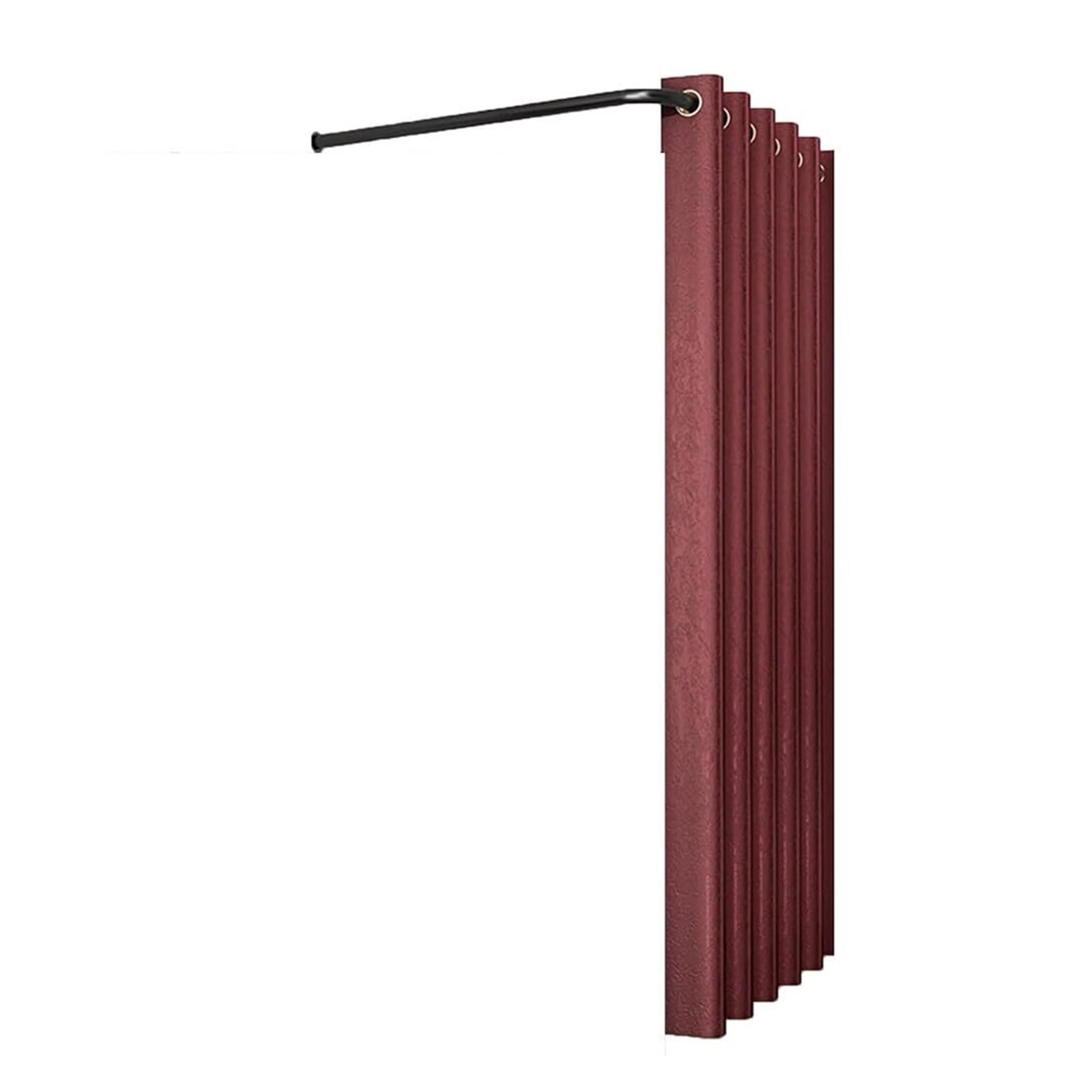 Cabines d'essayage Cabine d'essayage Portable avec Tissu d'ombrage, Cabine d'essayage en L for préserver l'intimité, idéale for Les Studios.(Rot)