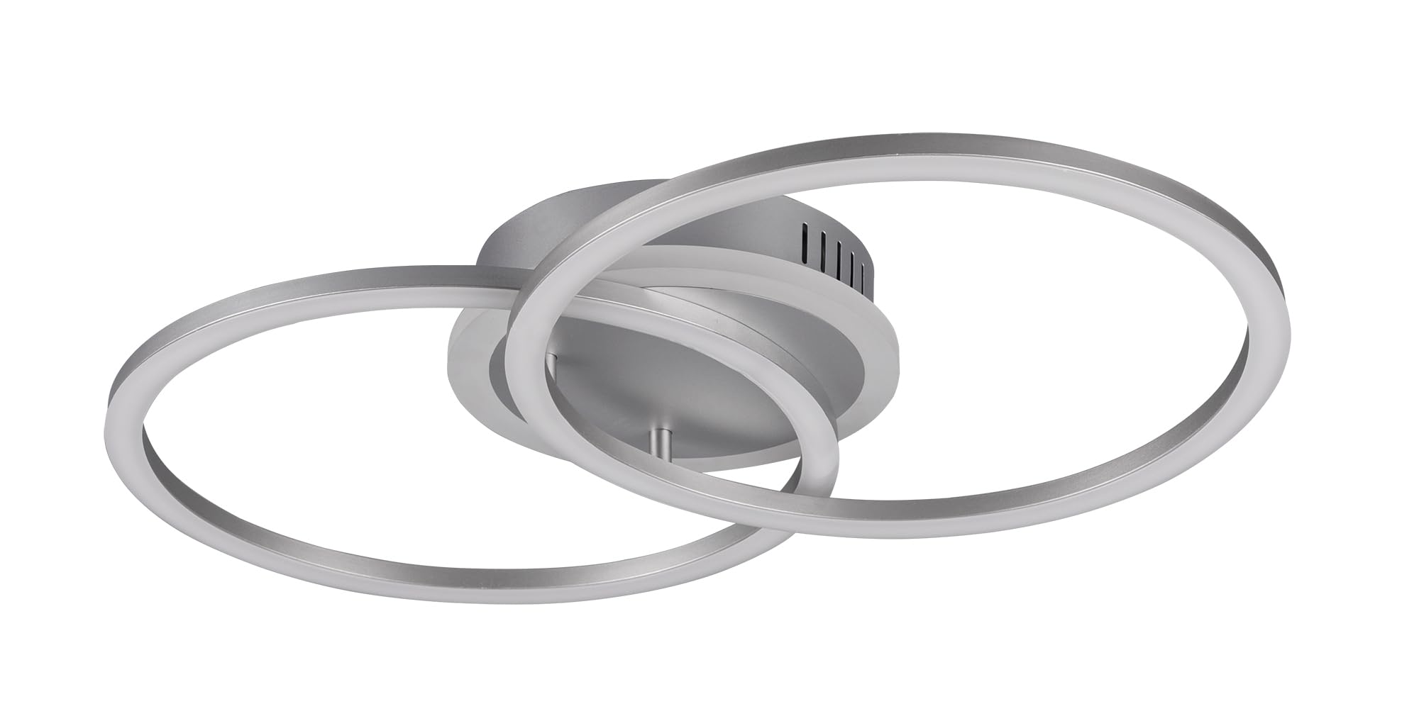 Reality Leuchten Venida R62783187 LED Ceiling Light Titanium Metal with 25 Watt LED Switch Dimmer