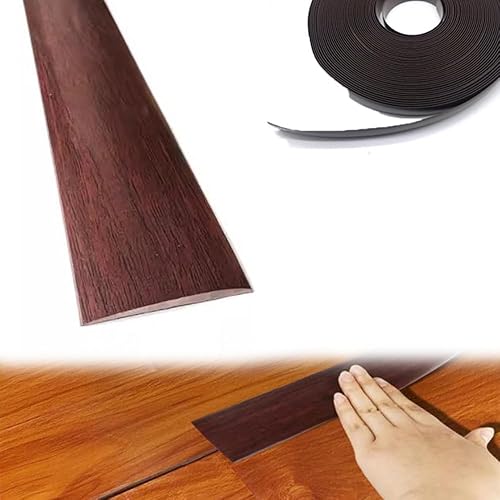 Miniatura 12 de Tira de transición de piso de 3.28 pies, tira de transición de umbral de PVC, tira de transición de alfombra a azulejos, tira divisora plana, tira
