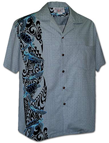 Hawaiian Honu Single Panel Men's Aloha Shirts