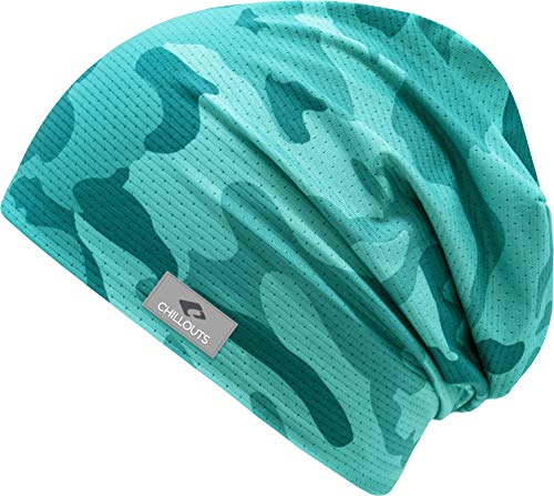 FEINZWIRN Mütze - leichte Elegante Beanie Strickmütze Unisex (türkis) Cover