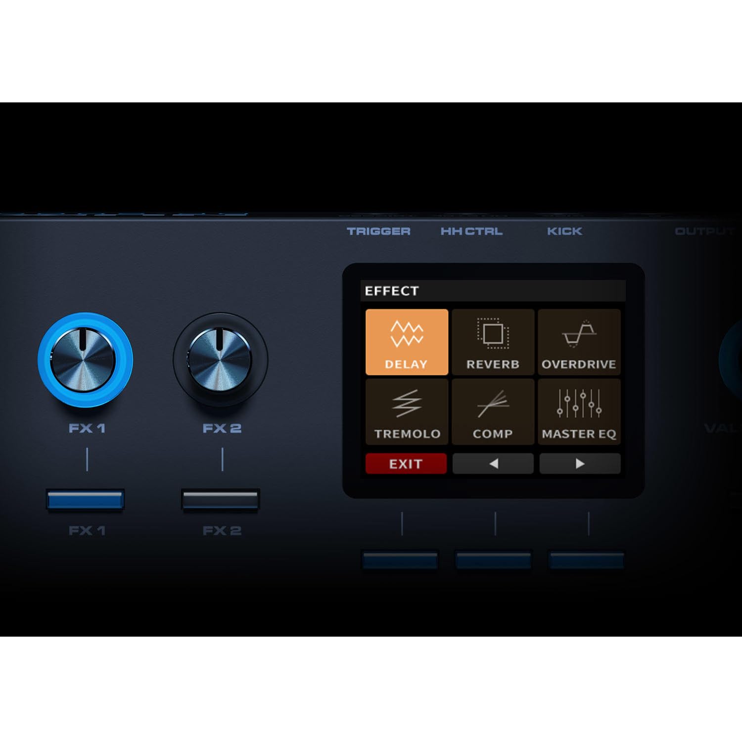 Nux DP-2000 - Batería digital de percusión electrónica con trípode DPS-1 y soporte para baquetas keepdrum DSC01
