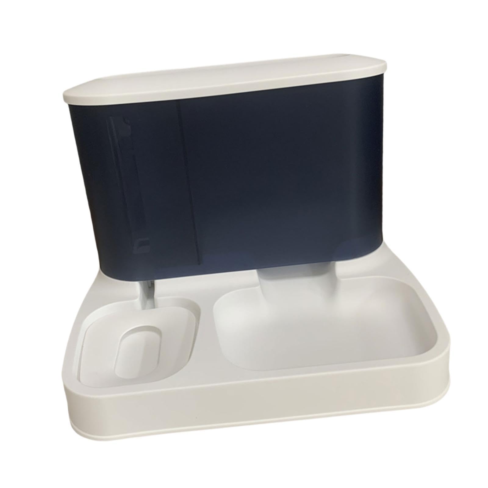 Distributeur automatique de croquettes avec gamelle intégrée et abreuvoir eau