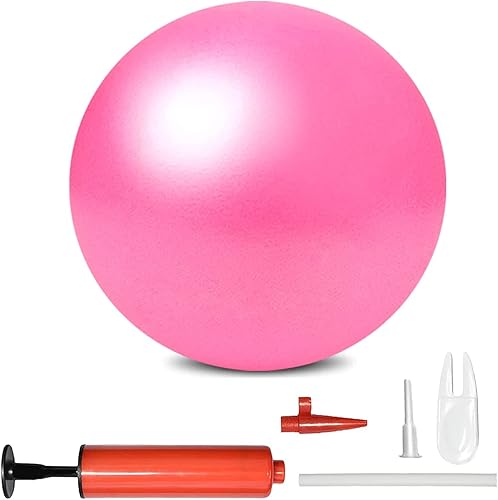Mini pelota de yoga para ejercicio de pilates pequeña bola inflable de 6 pulgadas equipo de entrenamiento central y terapia física mejora el