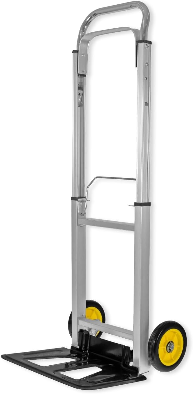 Sackkarre, Transportkarre, klappbar, 35kg, Aluminium, Gummiräder Sackkarre, Transportkarre, klappbar, 35kg, Aluminium, Gummiräder