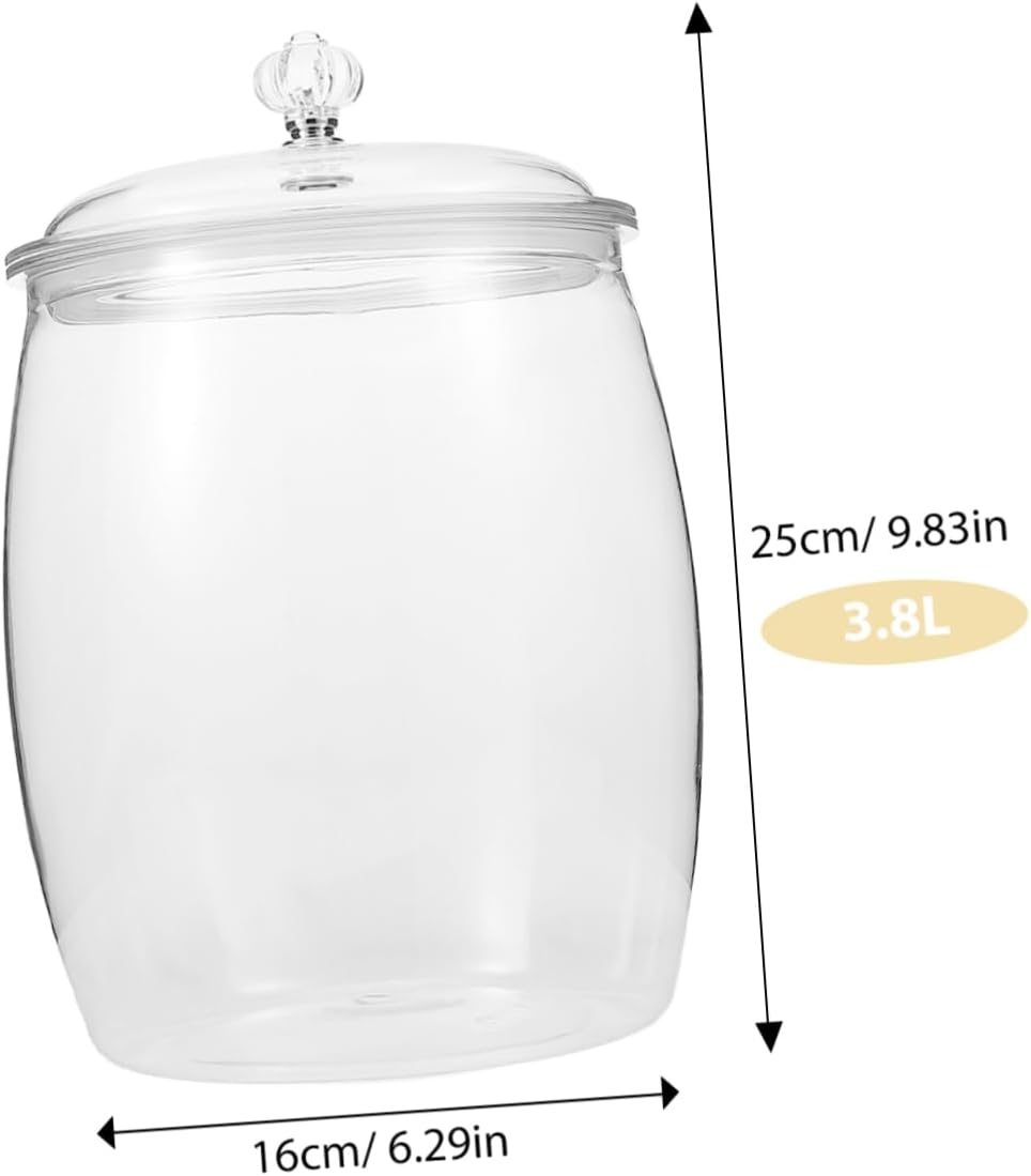 Alipis Airtight Storage Jar Lid Candy and Cookie Container for Home Decor and Organization Versatile Multi-function Food Storage